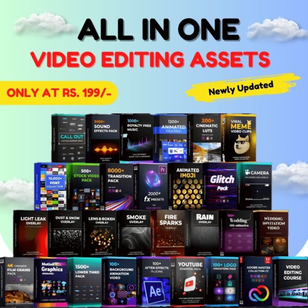 1 Million Asset The Ultimate Video Graphic Bundle